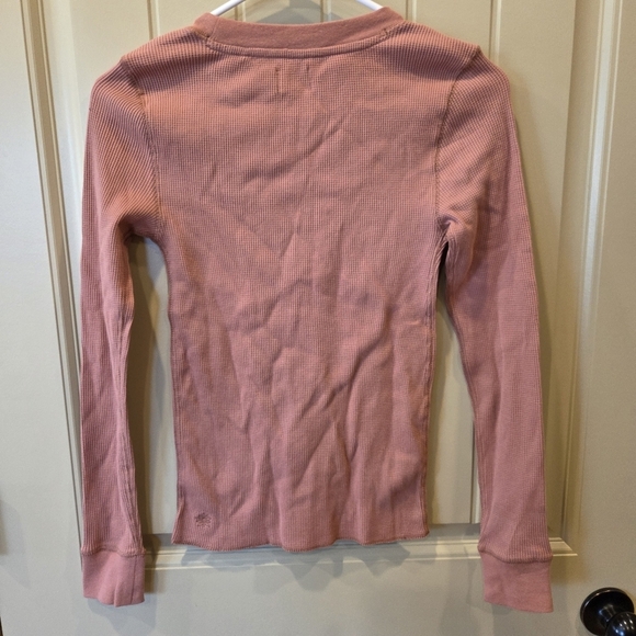 Alpine Design Women's Waffle-Knit Long-Sleeve Shirt in Sedona Clay XS New - Picture 5 of 8